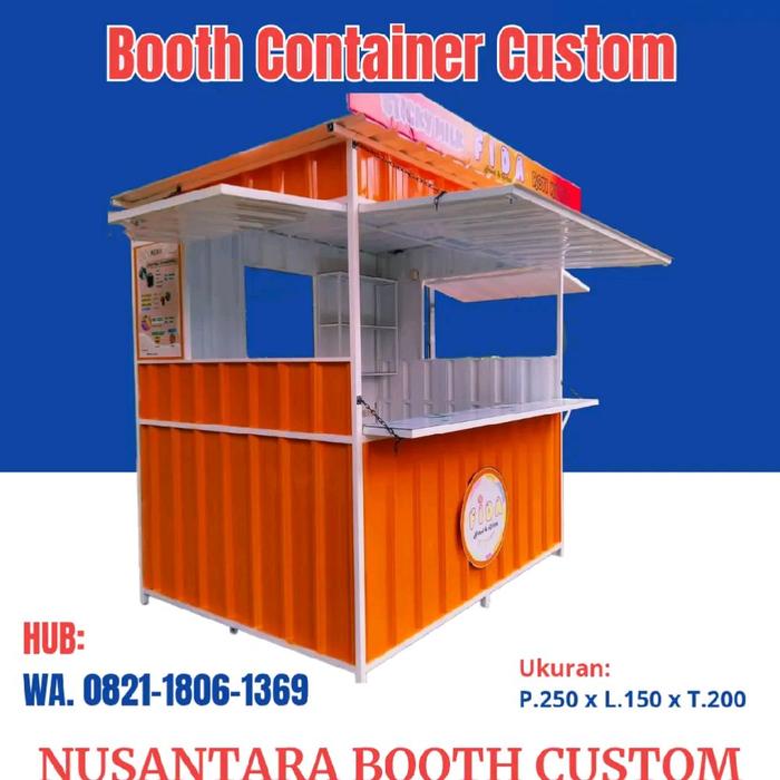 booth container jualan Booth Container Custom UMKM Murah Booth Container Cafe Mini Siap Pakai Booth