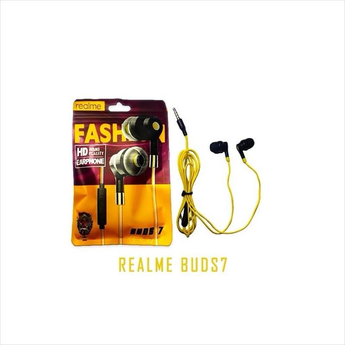 Handsfree Realme Buds 7 FASHION Headset Hf Audio music Packing Plastik
