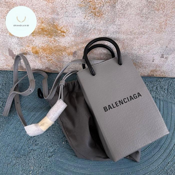 BALENCIAGA PHONE BAG GREY