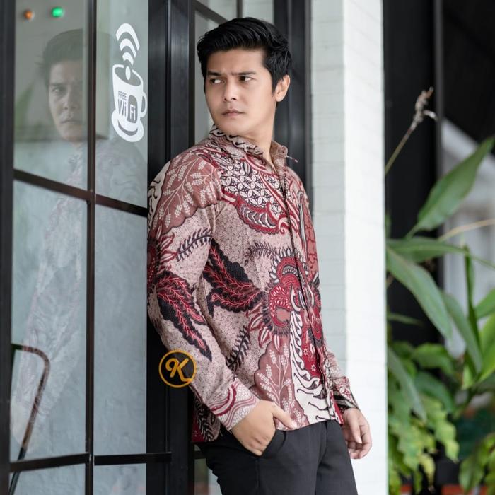 [sale] KEMEJA BATIK LENGAN PANJANG SLIMFIT KARYAKU BAE PEKALONGAN