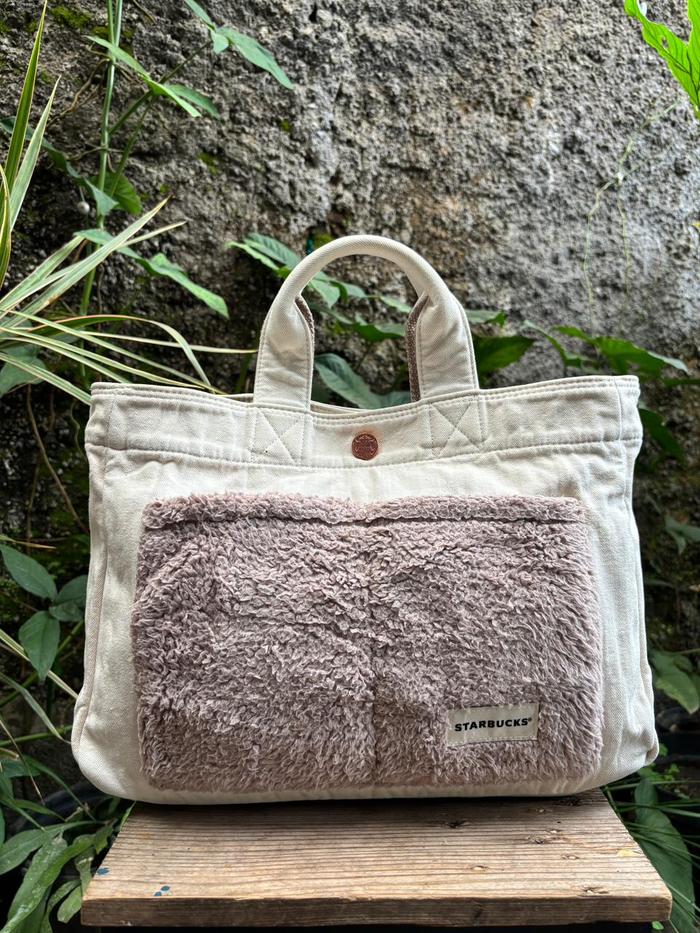 Tas Jinjing Starbucks | Tas Kanvas Starbucks | Handbag Starbucks | Handbag Kanvas Starbucks