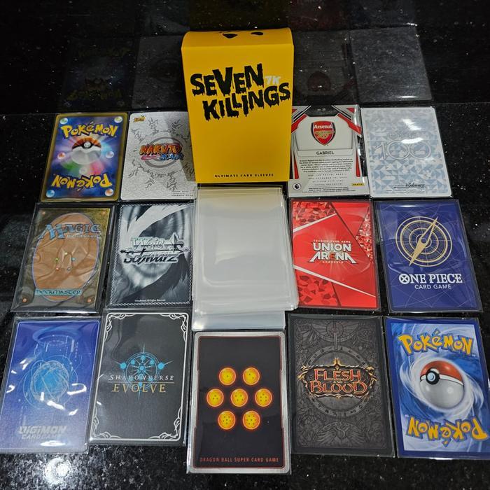 SevenKillings Virgins Clear Card Inner Sleeve Sleeves 50Pcs 99.9Micron Standard 64x89 mm bukan sulta
