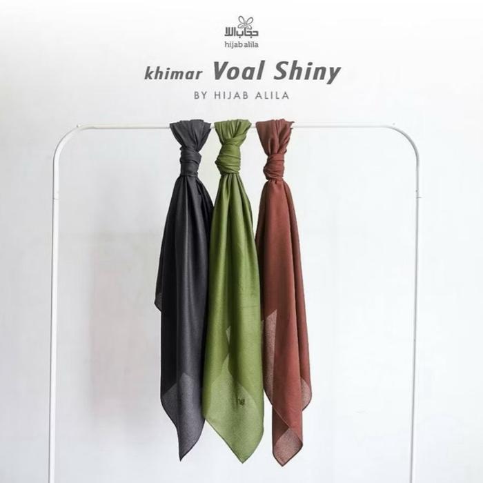 Khimar Voal Shiny | Bahan Voal Calender | Khimar By Hijab Aila