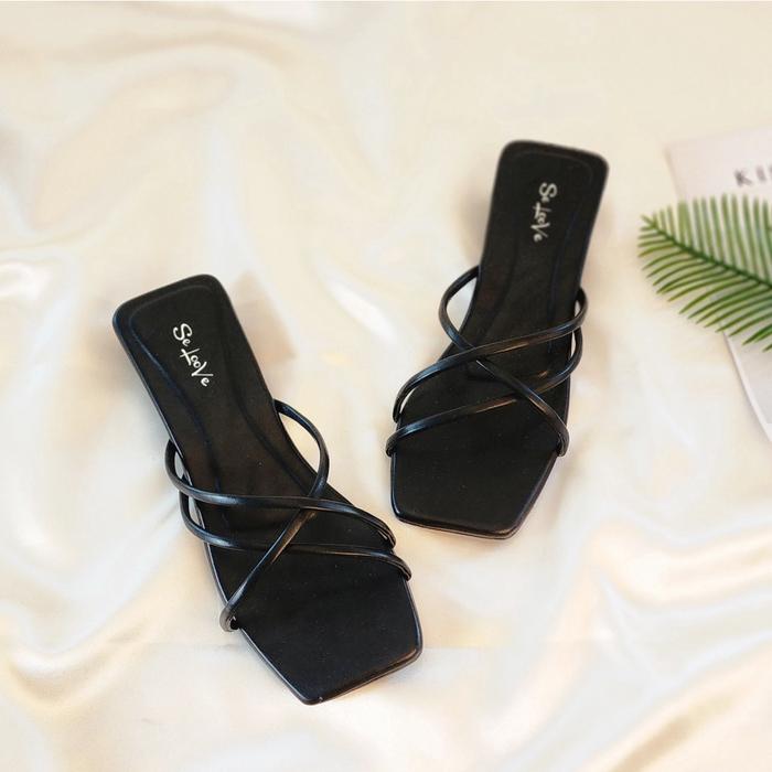 Arlaine Anneta Sandal Heels Wanita / Sandal Heels Terbaru / Sandal Wanita / Sandal Heels 2Cm