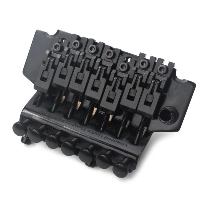 Black Electric Guitar Tremolo Bridge with Bar Double Locking 7 String