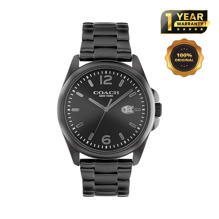 Coach Greyson Man All Black Analog Quartz Watch 14602582