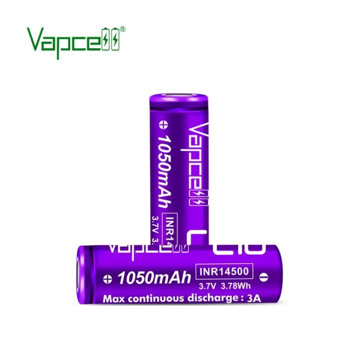 BATERAI 14500 L10 1050mAh 3A SENTER LED HIGH CAPACITY BATTERY 3.7 VOLT VPCELL