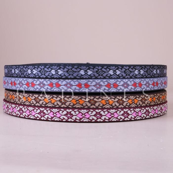 Webbing Bisban Pita 2Cm Polyester Katun Premium Tali Sandal Motif