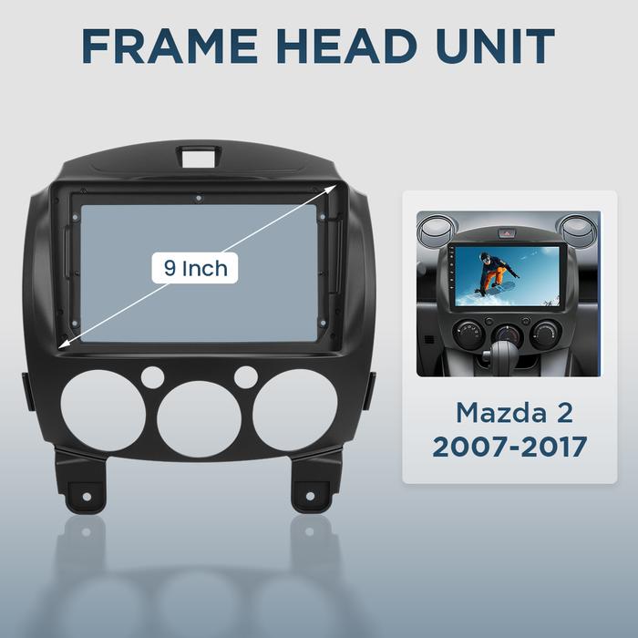 KUFINE Frame Head Unit ABS 9 Inch Car Player Mazda 2 2007-2017 - KF-15