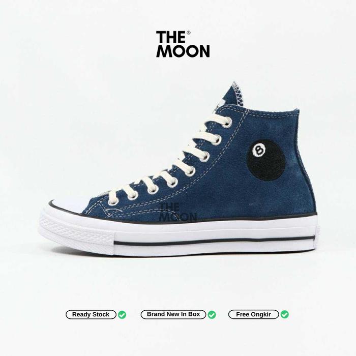 Sepatu Converse - Converse Chuck Taylor All Star 70 Hi Stussy 8-Ball Original