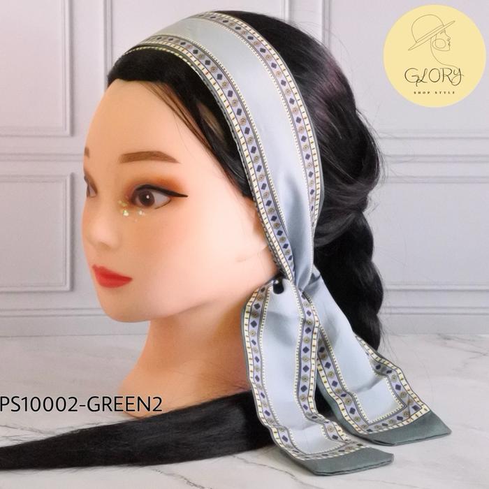 Syal/Scarf leher Pramugari Bandana Motif Elegan