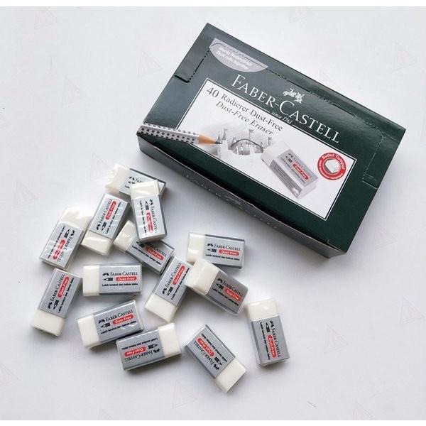 [ LUSIN ] Penghapus Pensil - Faber Castell Dust Free Kecil MURAH!