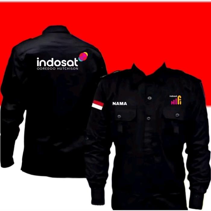 ready kemeja Indosat baju Indosat seragam Indosat kemeja kerja Indosat baju kerja Indosat seragam ke