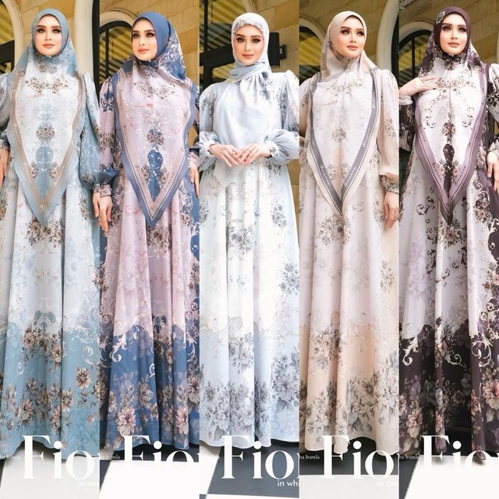 GAMIS SET FIORI OMEIRO BY ZAHRANISYA HIJAB