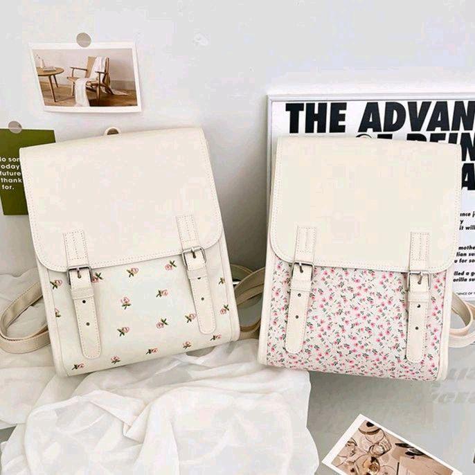 Tas Ransel Wanita Backpack Korean Style Cantik & Fungsional Muat Banyak Untuk Sekolah & Liburan Baha
