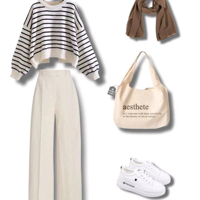 ootd satu set Muslim Wanita Setelan Baju