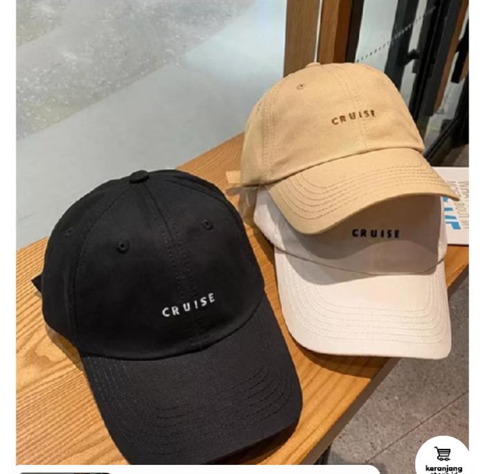 [ID.015] (GRADE A) (N1) - Topi Baseball Bordir Distro You&me Official Store Cruise Original branded 