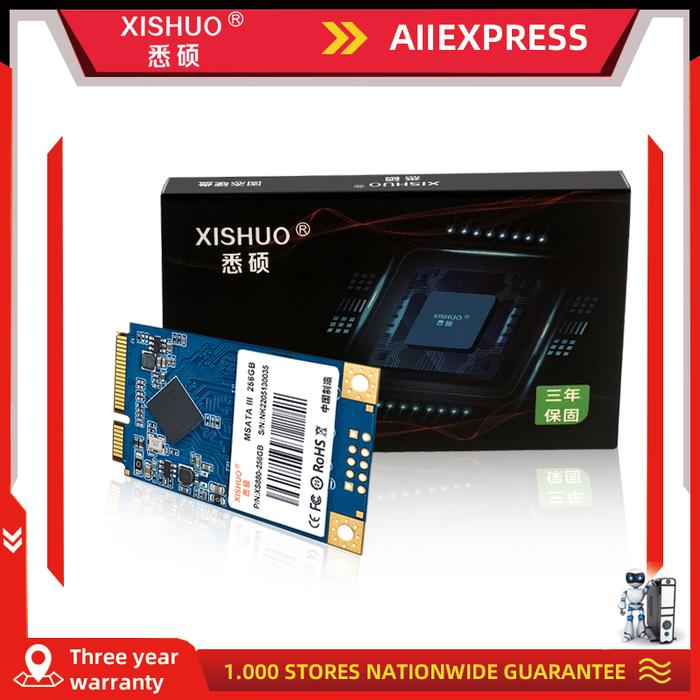 Xishuo Wholesale Price MSATA 128GB 256GB SSD MSATA Internal Solid