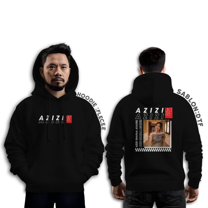 NEW FASHION HOODIE CUSTOM AZIZI ZEE JKT48 DB POPULER TERLARIS FYP VIRAL