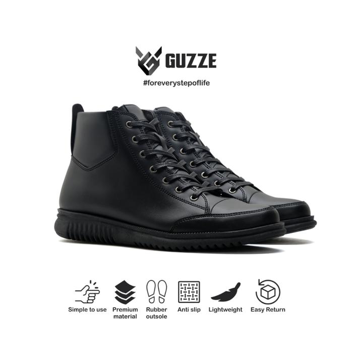Sepatu Boots Casual Pria Guzze Dexter Risleting