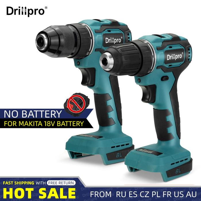 Drillpro 3 in 1 Brushless Electric Drill Screwdriver 21+1 Torque