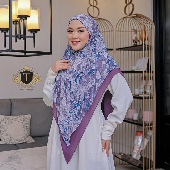 THEWA-KENANGA TALI MOTIF PLAT Bergo