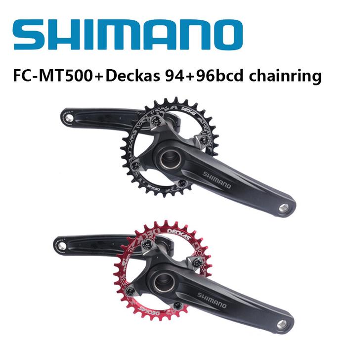 Shimano FC MT500 Crankset MTB 170Mm Engkol Deckas 94 + 96 Bcd 32T 34T