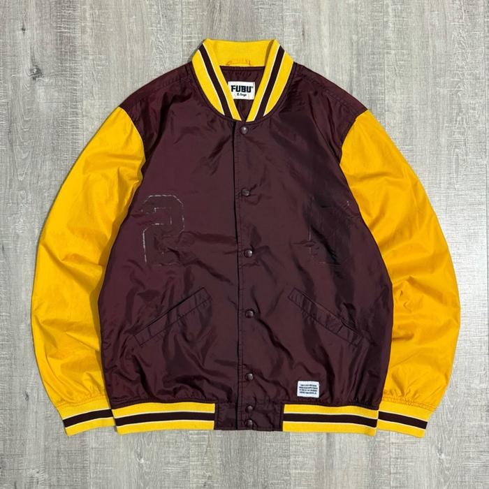 Fubu two tone varsity jacket
