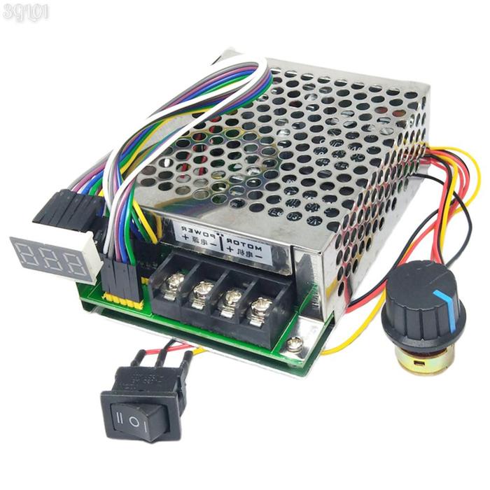 PWM DC Motor Speed Controller 0 -100% DC Motor Speed Control Reversible PWM Controller DC 10 -55V wi