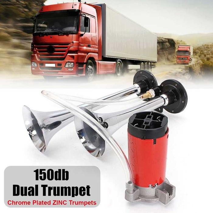 Klakson mobil truck Telolet / klakson terompet air horn tech 12 volt - Zeepin JD4001