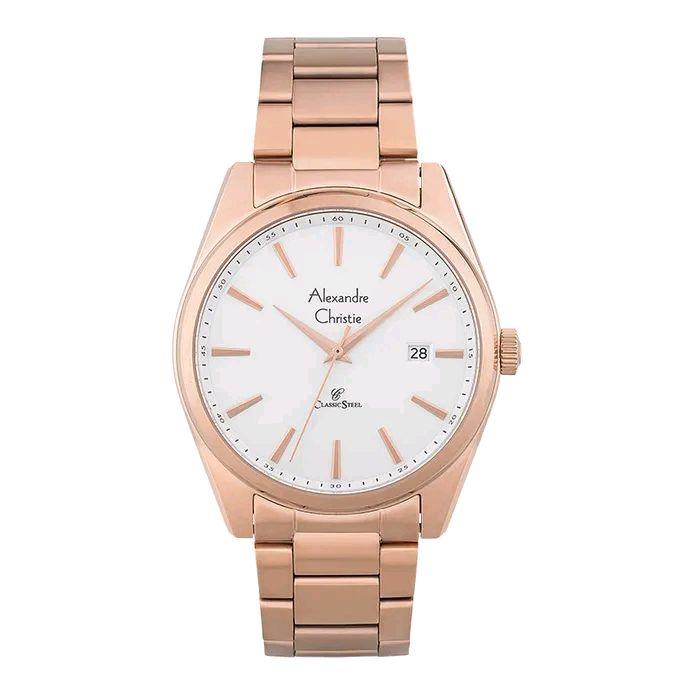 ALEXANDRE CHRISTIE AC 8617 MD ROSE GOLD / jam tangan alexandre christie ac8617 md ( PRIA )