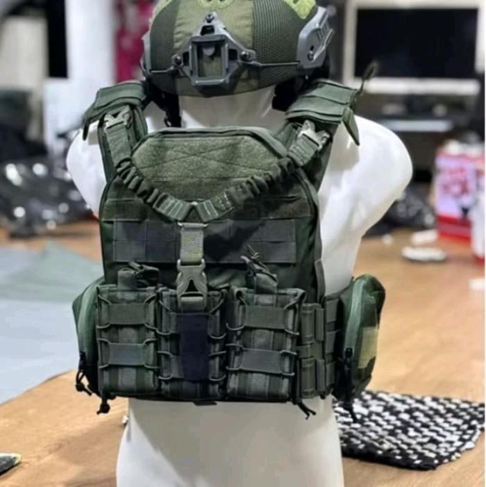 1set BodyVest mamba/helm tactical/talisandang M4