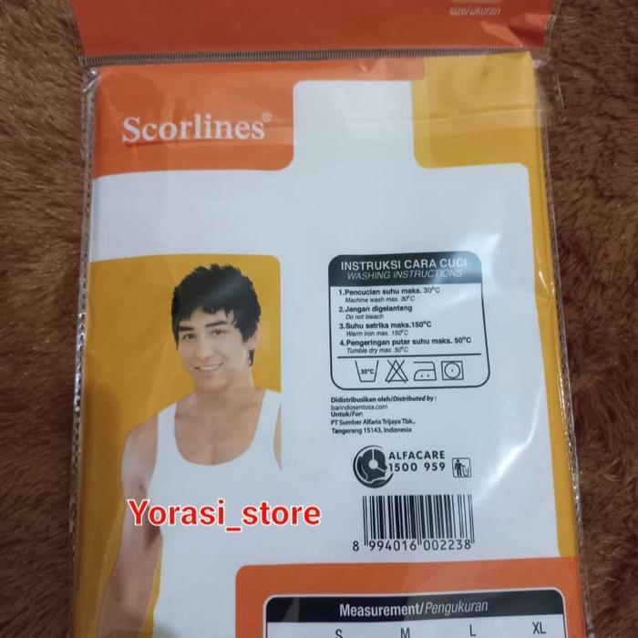 Singlet Scorlines Pria Katun