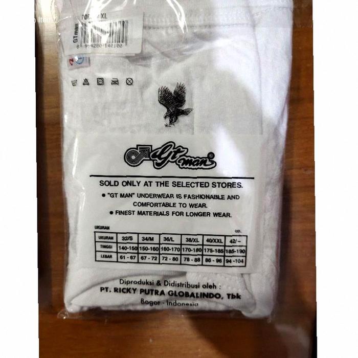 CELANA DALAM GT MAN BABAT 705 B / CD GT MAN 705 B KULIT JERUK /CD PRIA GTMAN BABAT PUTIH / CD GT MAN