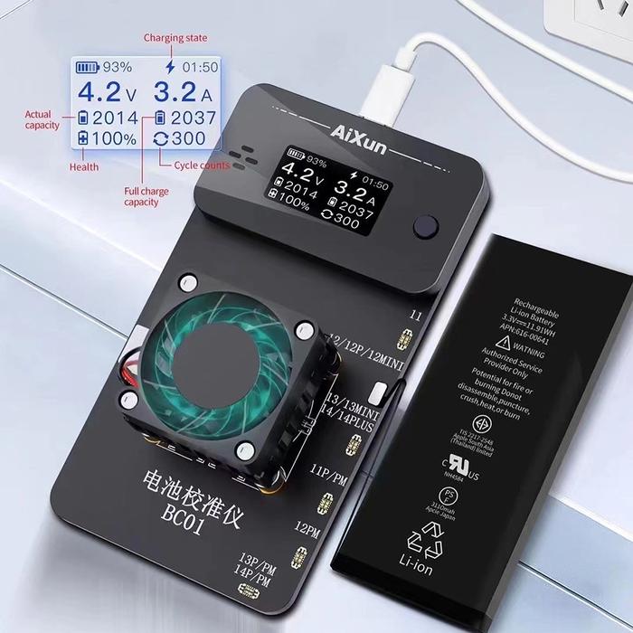 JC AIXUN BC01 Battery Calibrator for IPhone 11 To 14 Pro Support