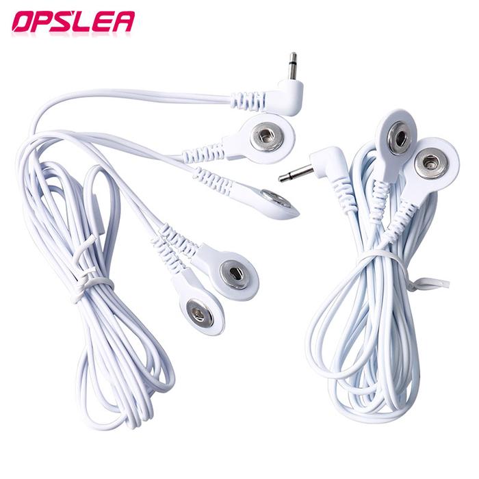 2/4 Way 3.5mm Button Tens Acupuncture Massager Electrical Nerve