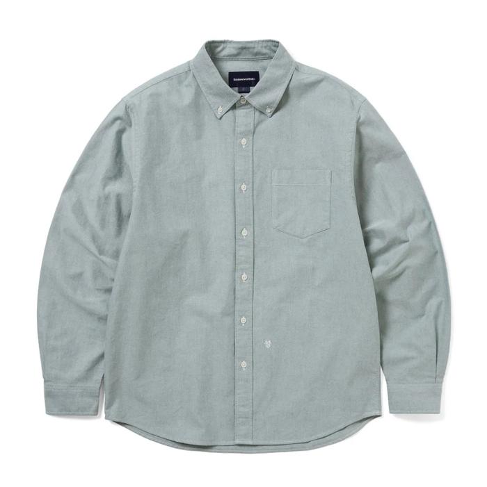 THISISNEVERTHAT OXFORD SHIRT GREEN