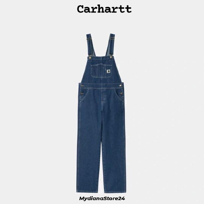 CARHARTT WIP - CARHARTT WOMEN'S BIB OVERALL STRAIGHT - BLUE