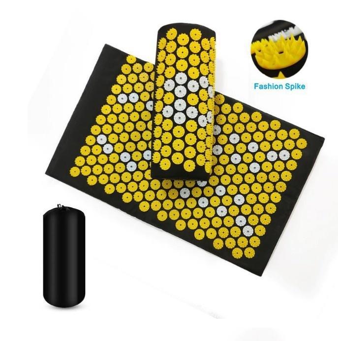 Karpet Akupresur Magnet Set Bantal Bantalan Pijat Menghilangkan Stres