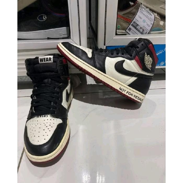 Nike Air Jordan 1 High No Photos Sz 42 Kondisi Terbaik [Second]