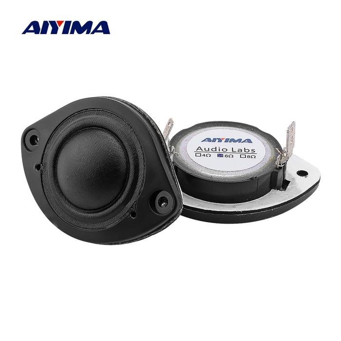 AIYIMA 2Pcs Tweeter Audio Mini Car Speaker Horn 6 Ohm 20W Treble