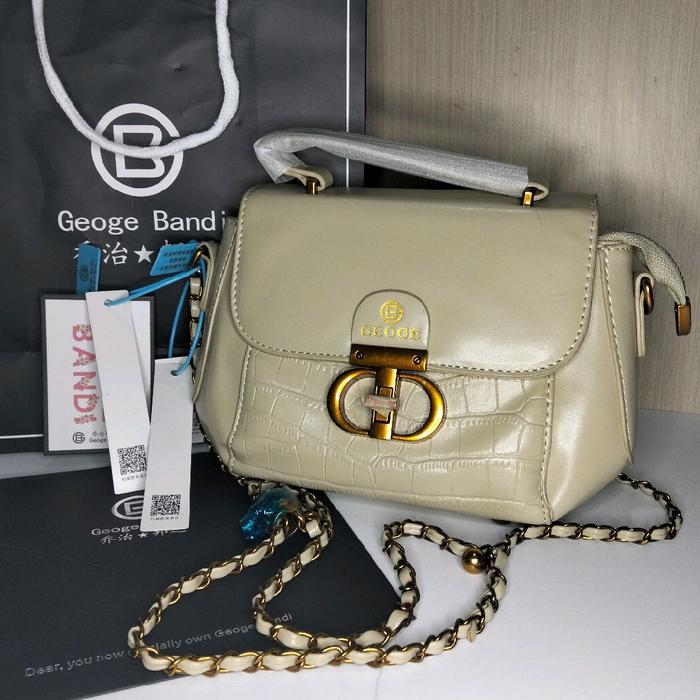 tas ori geoge bandi fashion wanita slempang ori+sertifikat