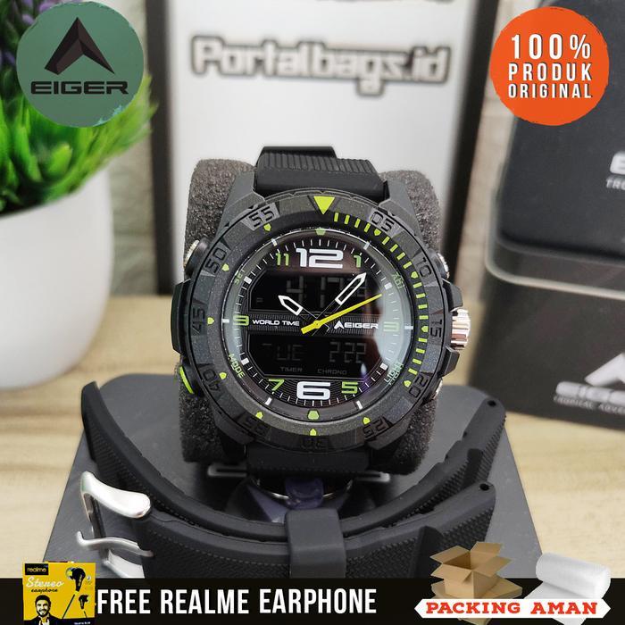 Eiger Baitou Jam Tangan Dual Time Original