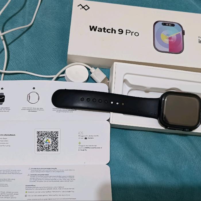 InfiniteWatch 9 Pro with 2.0" HD AMOLED Jam Elegan