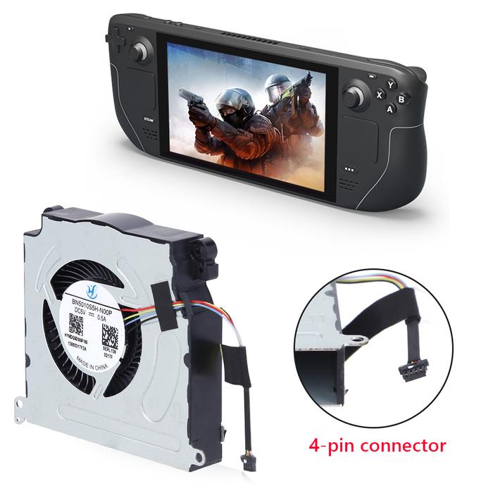 BN5010S5H-N00P CPU Cooling Fan For Steam Deck  Q1 Q2 Go Game Console