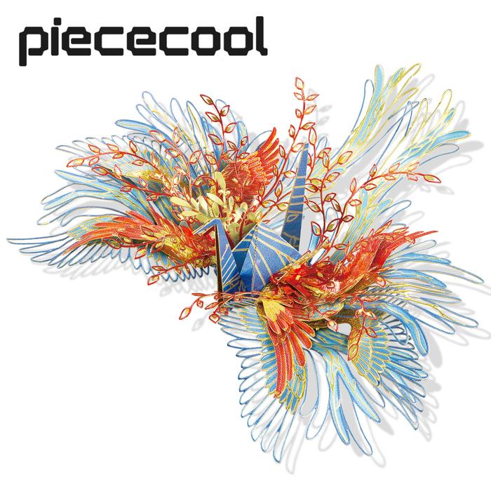 Piececool 3D Metal Puzzle-One Thousand Origami Cranes for Love Amulet