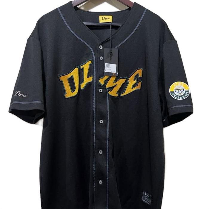 DIME Black Baseball Jersey