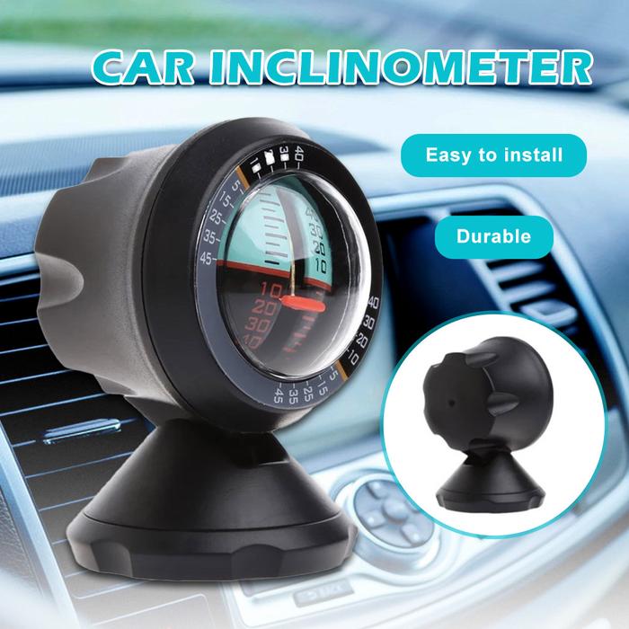 [COD] Alat pengukur kemiringan inclinometer mobil multifungsi kompas luar ruangan Alat Ukur Kemiring