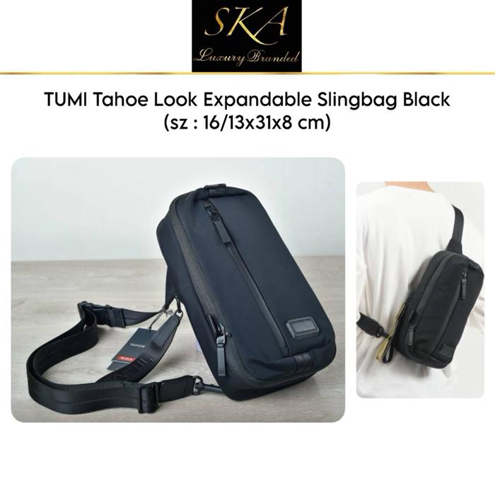 Tumi Tahoe Look Expandable Slingbag Black