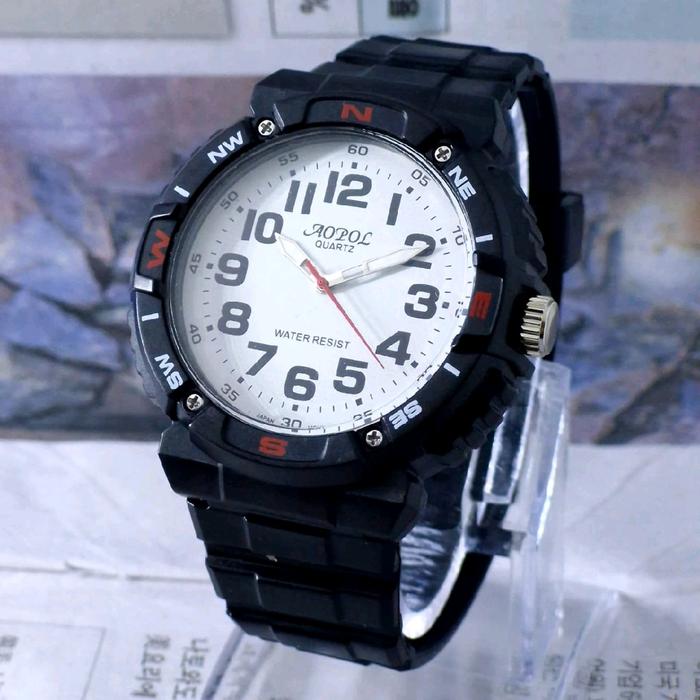 jam tangan pria aopol water resistan